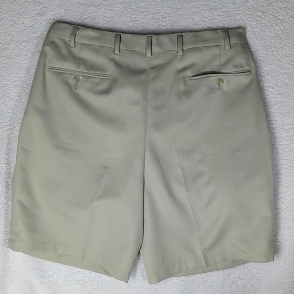 Men's Jos.A.Bank Lt Khaki Flat Front Golf Shorts w/ Comfort Stretch Band Size 38 - Picture 3 of 3